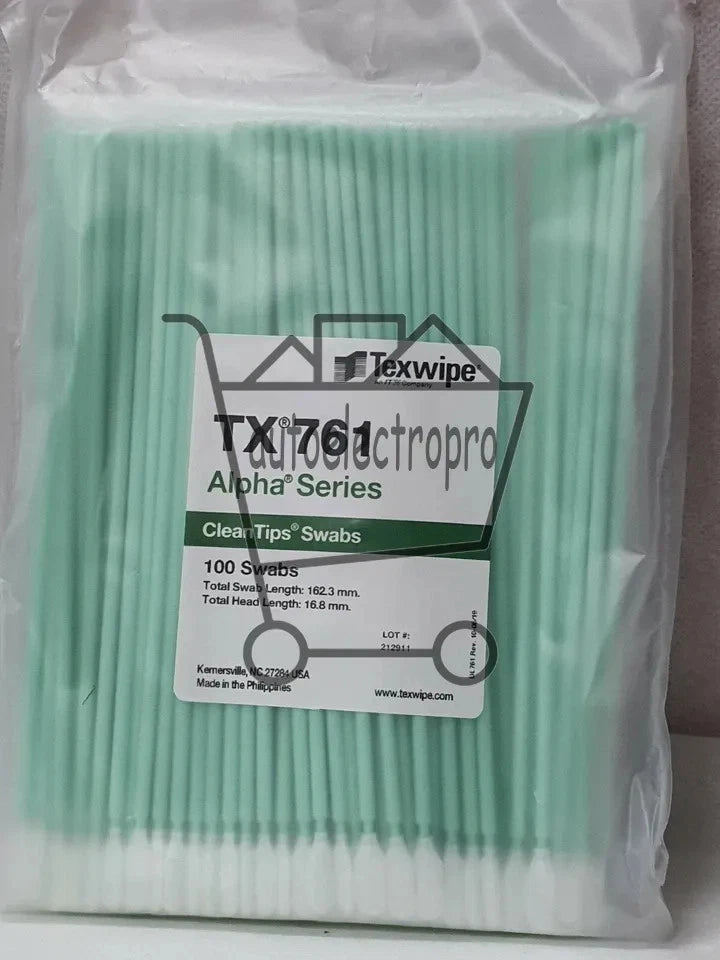 QTY:100/BAG FOR Texwipe Cleaning swab TX761 ~