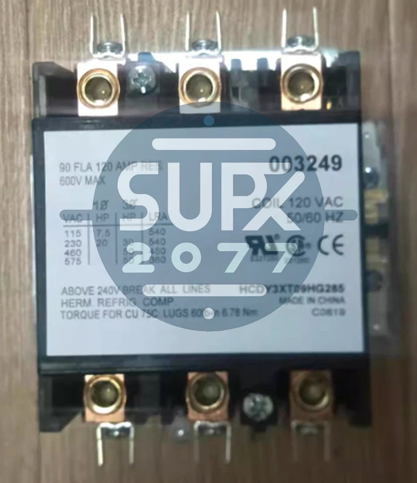 One HYPERTHERM Maxpro200 003249 Main Contactor 120V 90 FLA #su