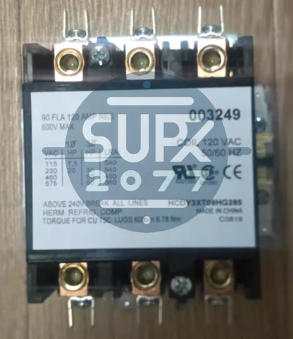 One HYPERTHERM Maxpro200 003249 Main Contactor 120V 90 FLA #su