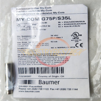 Precision Proximity Switch MY COM G75P/S35L - BAUMER