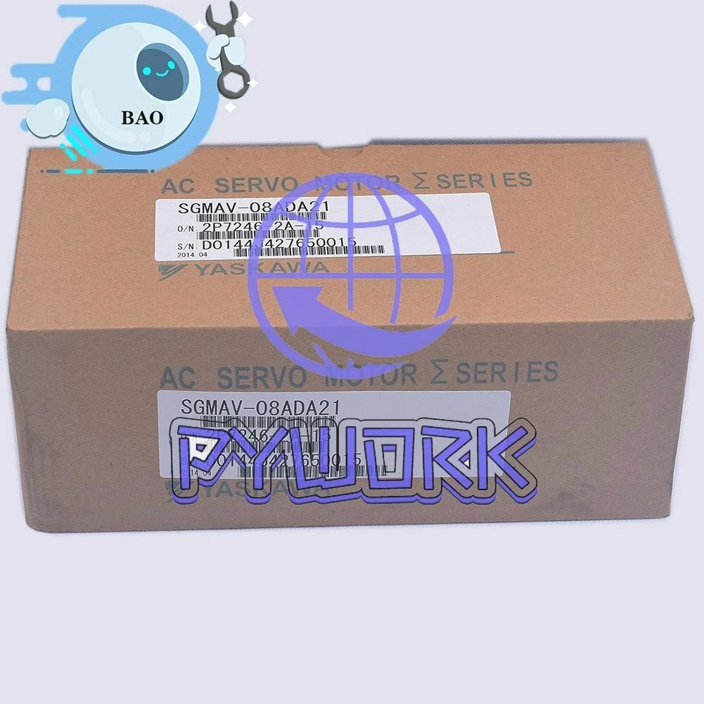 1PCS Yaskawa Servo Motor SGMAV-08ADA21