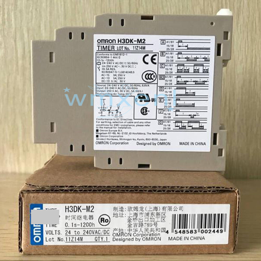 new 1PC OMRON H3DK-M2 Multifunction Timer Relay H3DKM2 In Box - OMRON