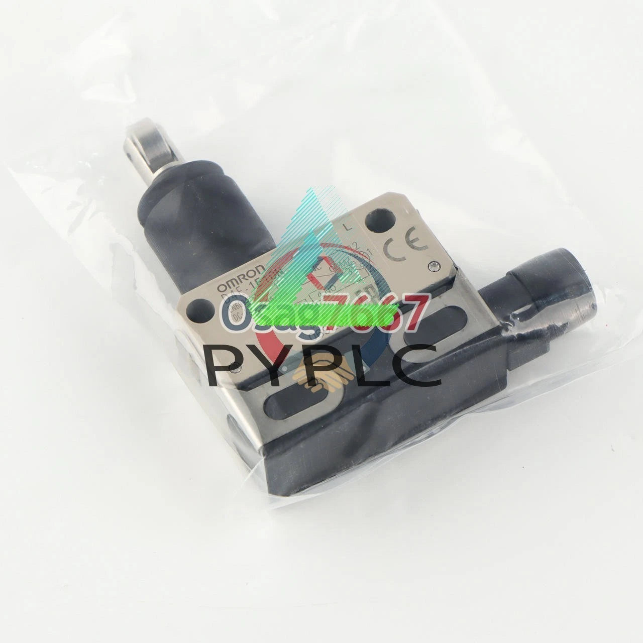 One Omron D4E-1E10N travel limit switch