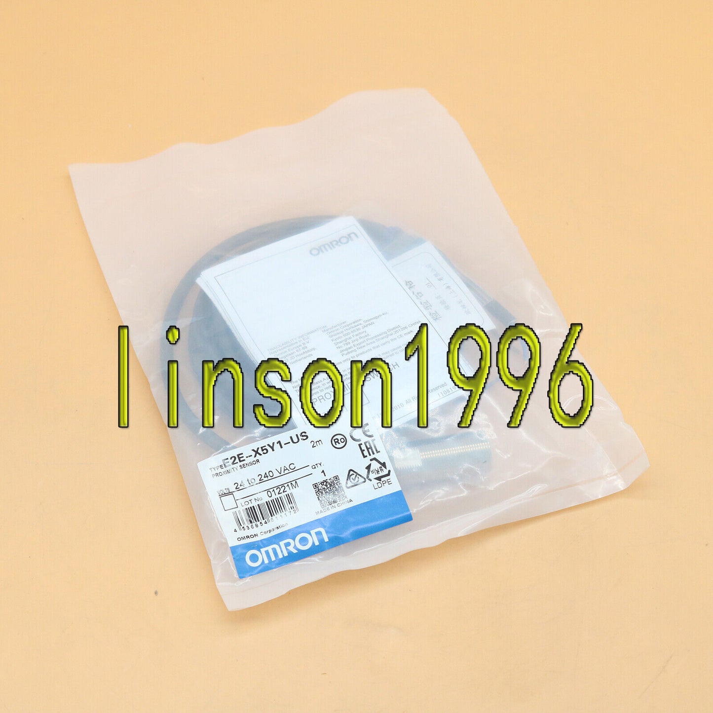 Omron E2E-X5Y1-US Proximity Sensor Fast Delivery - OMRON