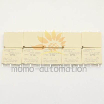 5PCS TAKAMISAWA NY24W-K 24VDC DC24V Power Relay 4Pins 5A