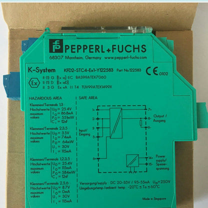 Pepperl+Fuchs Safety Barrier KFD2 STC4 EX1 Y122583 - PEPPERL+FUCHS