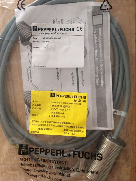1PC  Pepperl+Fuchs NBB10-30GM50-WS Proximity Switch