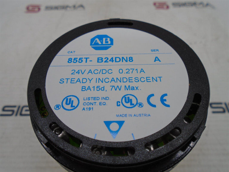 Allen Bradley 855T-B24DN8 Series A Indicator Light - High-Quality LED Lighting Solution for Home and Commercial Use - ALLEN BRADLEY