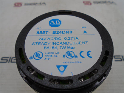 Allen Bradley 855T-B24DN8 Series A Indicator Light - High-Quality LED Lighting Solution for Home and Commercial Use - ALLEN BRADLEY