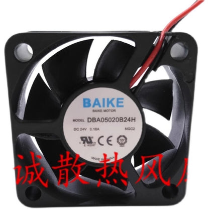 BAIKE DBA05020B24H 5CM 24V 0.18A 2-wire Inverter Cooling Fan