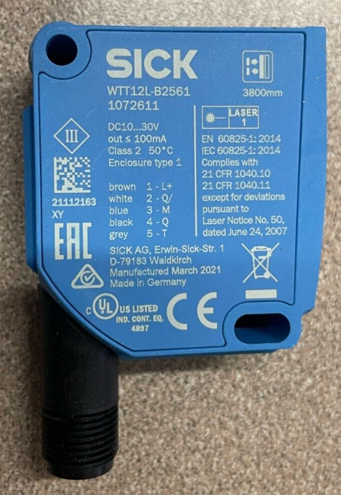 Sick Photoelectric Switch WTT12L-B2561 - SICK