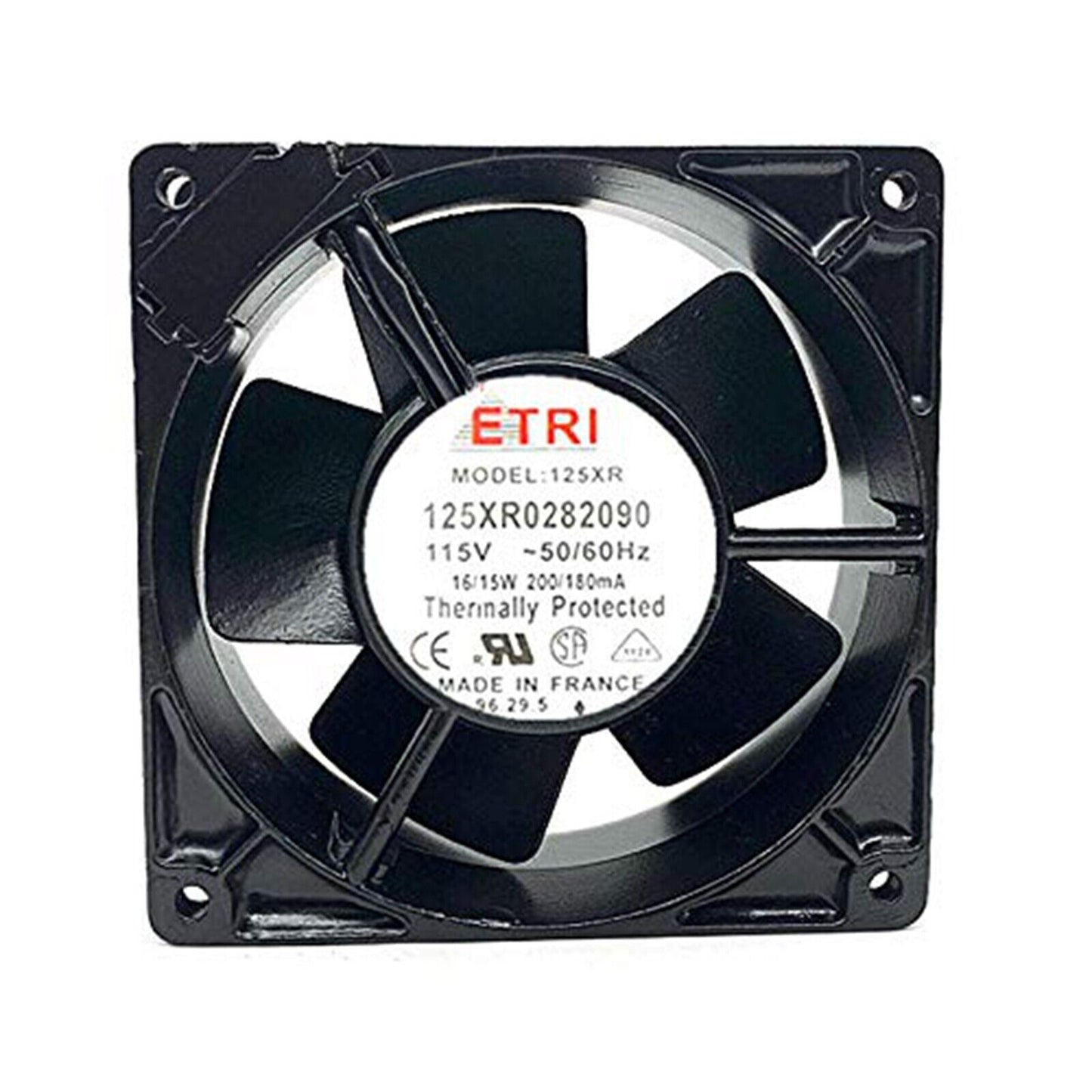 ETRI 125XR0282090: High-Temp AC115V 16/15W Cooling Fan - ETRI