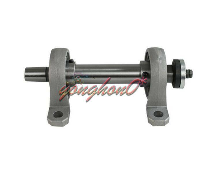 new DIY Spindle Chuck Bearing Seat Pulley Bench Saw Drill Woodworking Rotary Lathe - KOEED