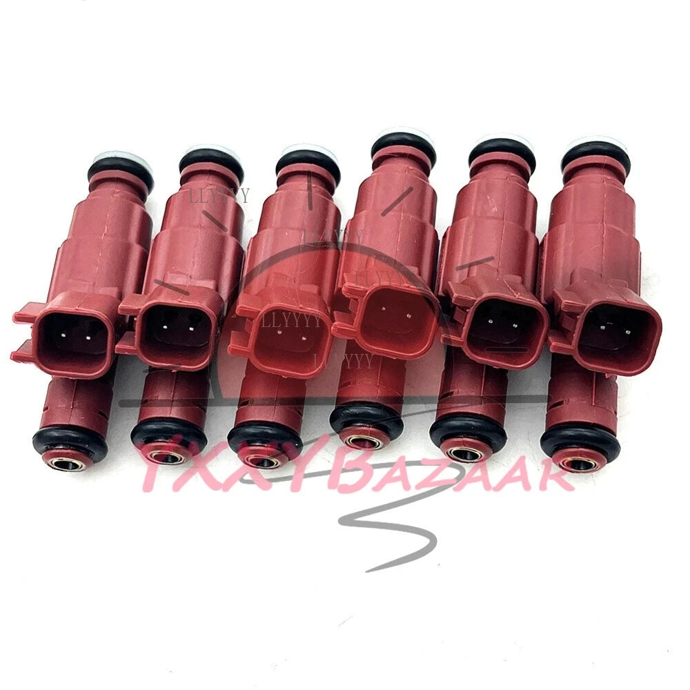 6Pcs Bosch OEM Fuel Injector 0280156161 Fits For 1999-2004 Jeep 4.0L I6 12 hole