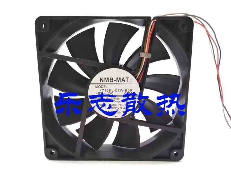 NMB-MAT 4710KL-07W-B56 12025 DC48V 0.24A 4-Wire Inverter Cooling Fan