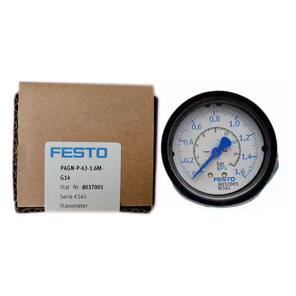 new 1 PCS IN BOX FESTO pressure gauge PAGN-P-63-1.6M-G14 8037001 - FESTO