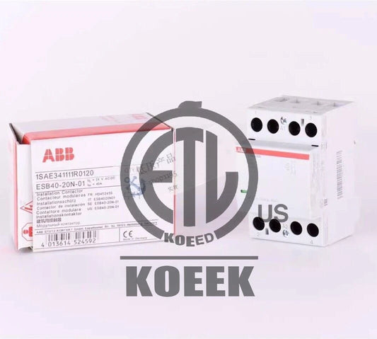 1pc ABB ESB40-20N-01 Installation Contactor 24V AC/DC 1SAE341111R0120