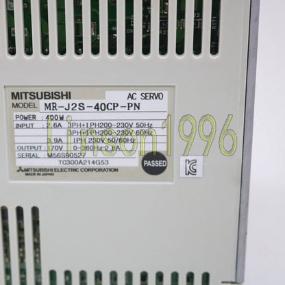1PC Mitsubishi MR-J2S-40CP-PN servo drive - MITSUBISHI