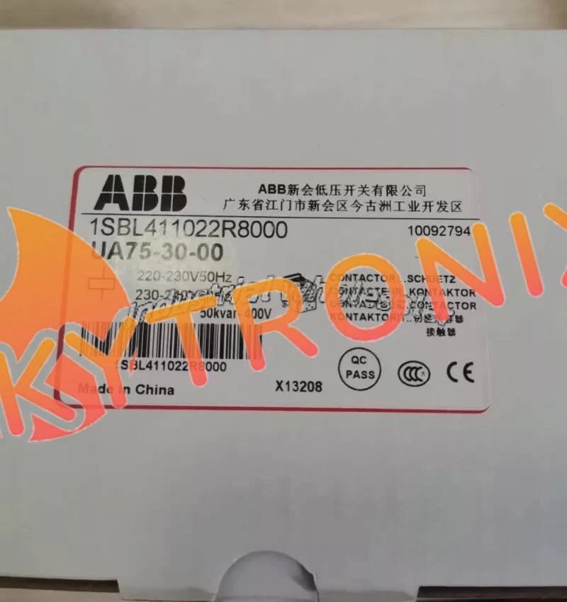 1pc ABB UA75-30-00 220-230V50Hz/230-240V60Hz Contactor 1SBL411022R8000
