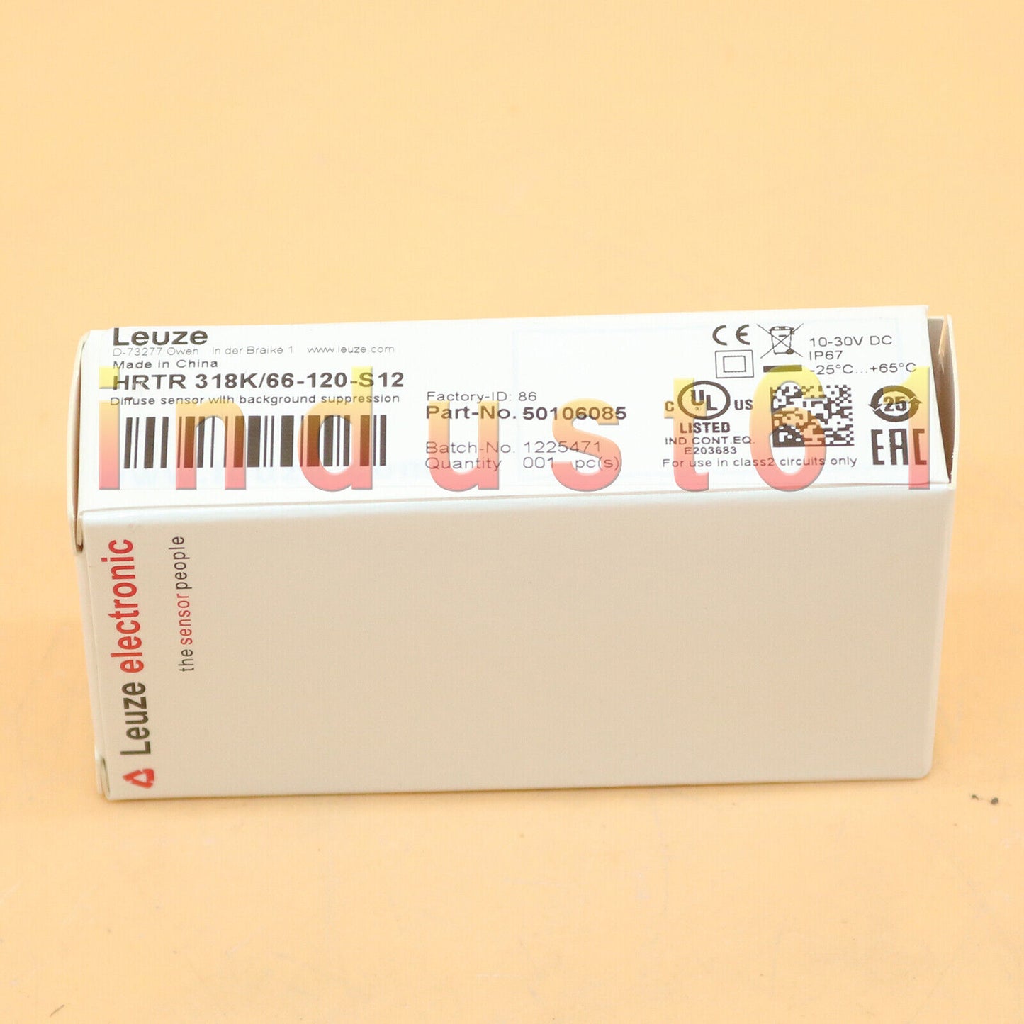 New 1PC For Leuze HRTR 318K/66-120-S12 Sensor In Box - High-Precision Compact Sensor for Your Device - LEUZE