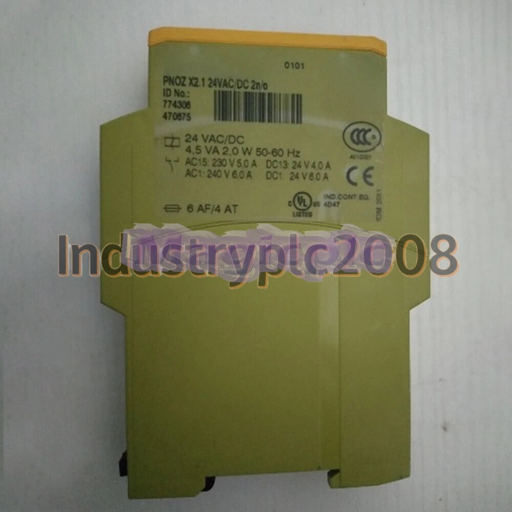 24VAC/DC for pilz 774306 PNOZ X2.1 Safety Relay Quality assurance PNOZX2.1~