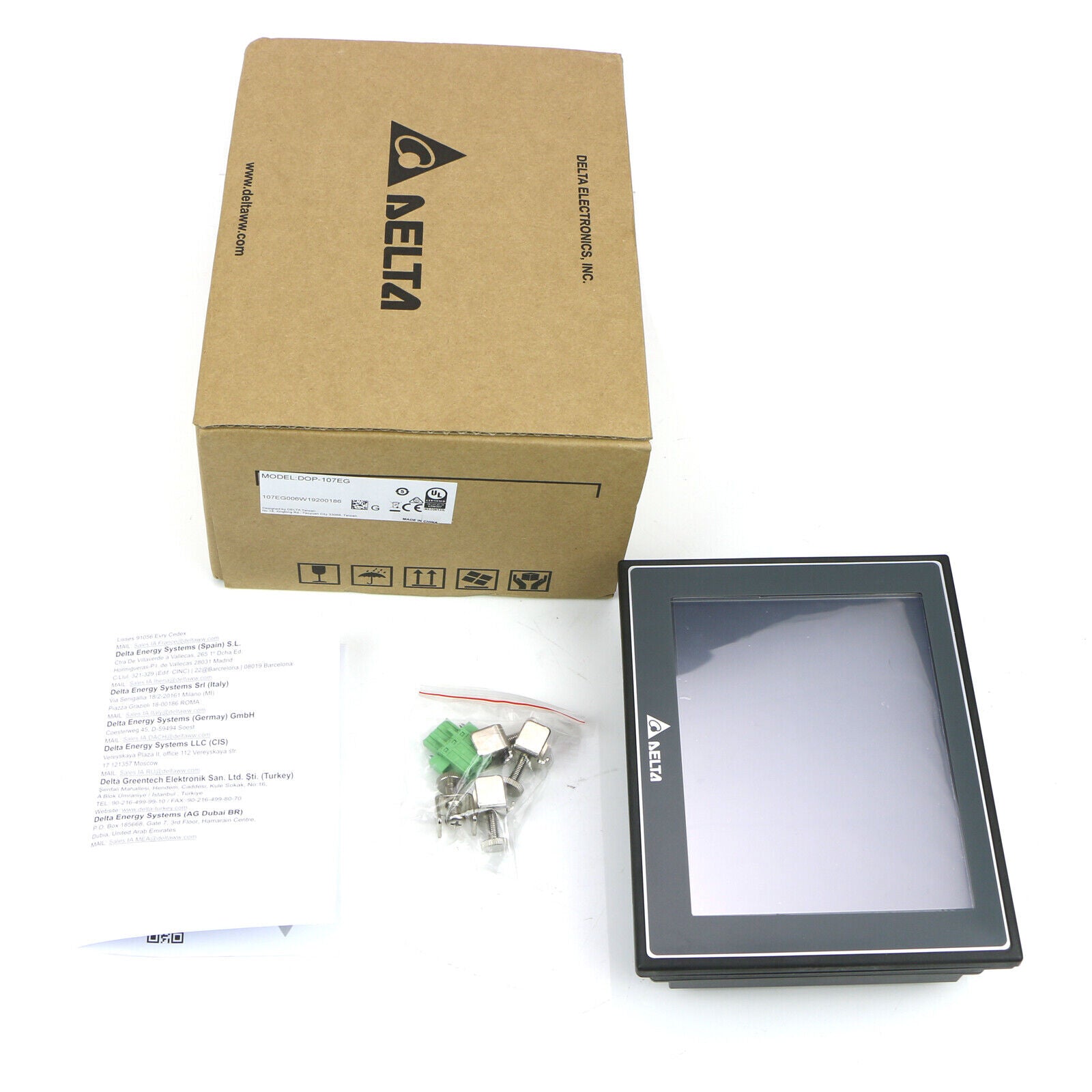 new  Delta DOP-107EG HMI Touch Screen Replacement of DOP-B07E515 Delta