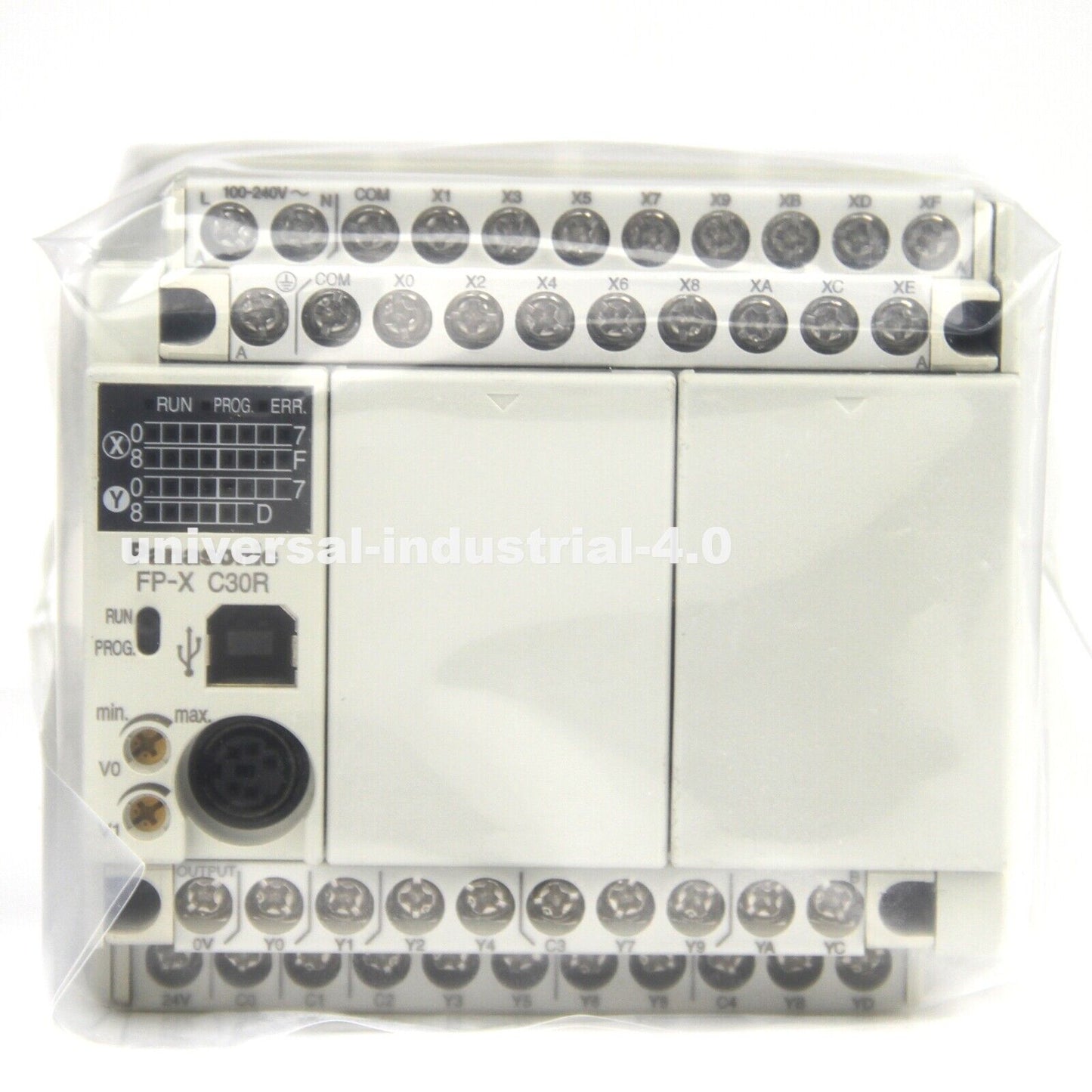 Panasonic AFPX-C30R PLC Control Unit 100-240VAC 16 DC Inputs - PANASONIC