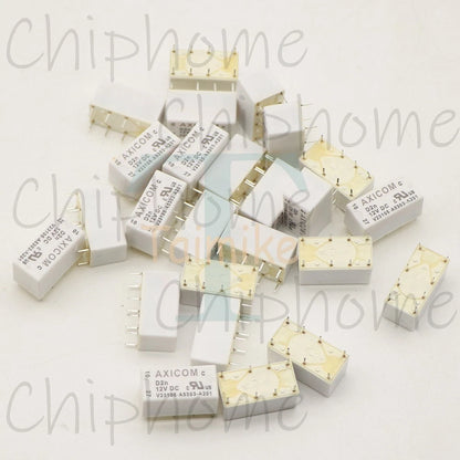 10PCS AXICOM V23105-A5303-A201 Power Relay 12VDC 8Pin