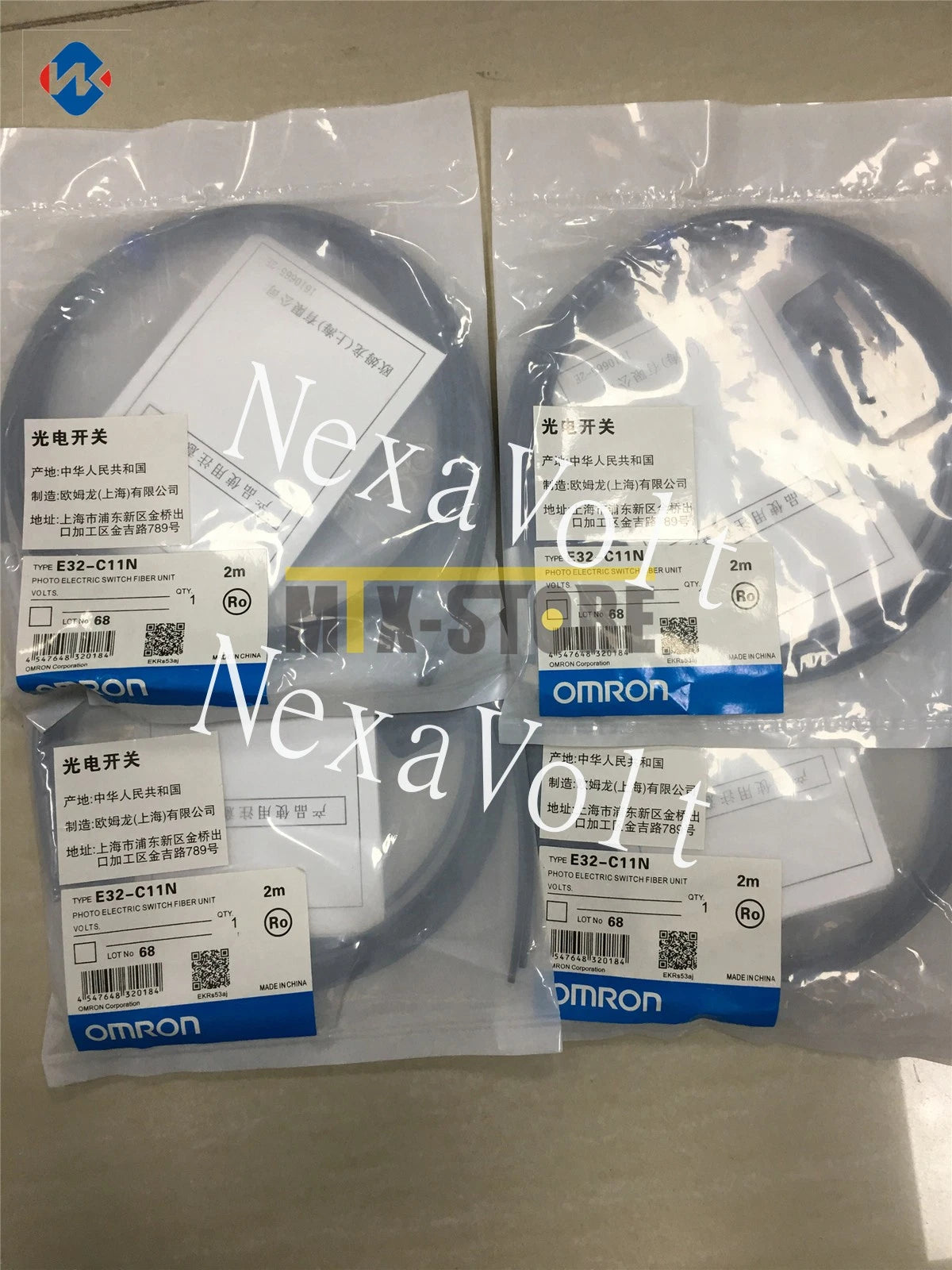 1pcs Omron E32-C11N Fibre Optical Sensors