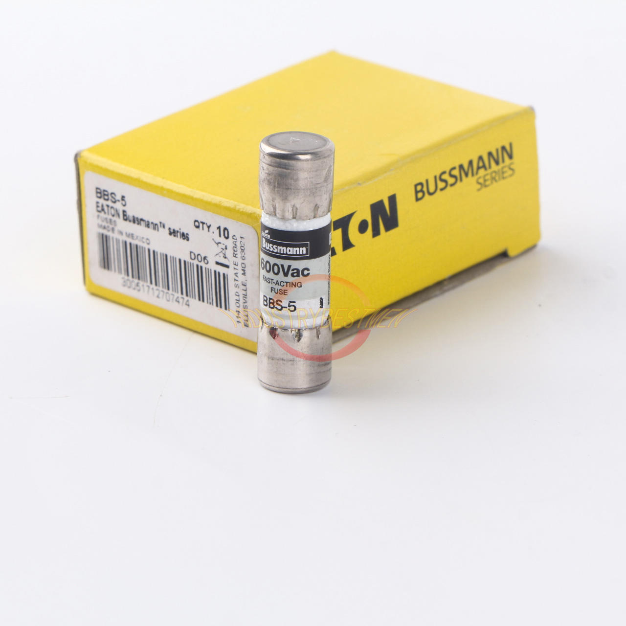 New 10PCS Bussmann BBS-5 5A 600Vac Fast-acting Fuse - BUSSMANN