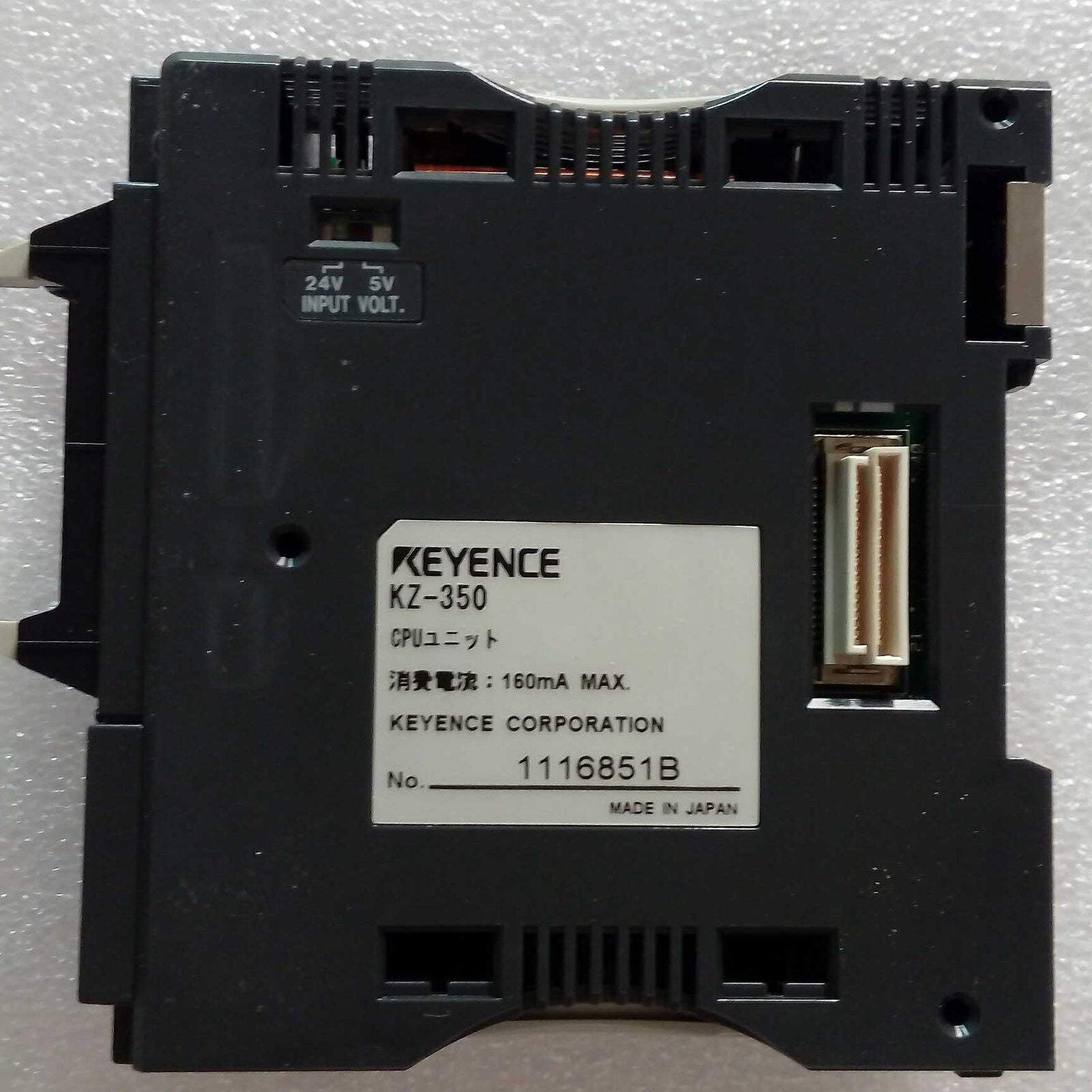 used  Keyence KZ-350 PLC expansion module Tested In Good Condition koeed