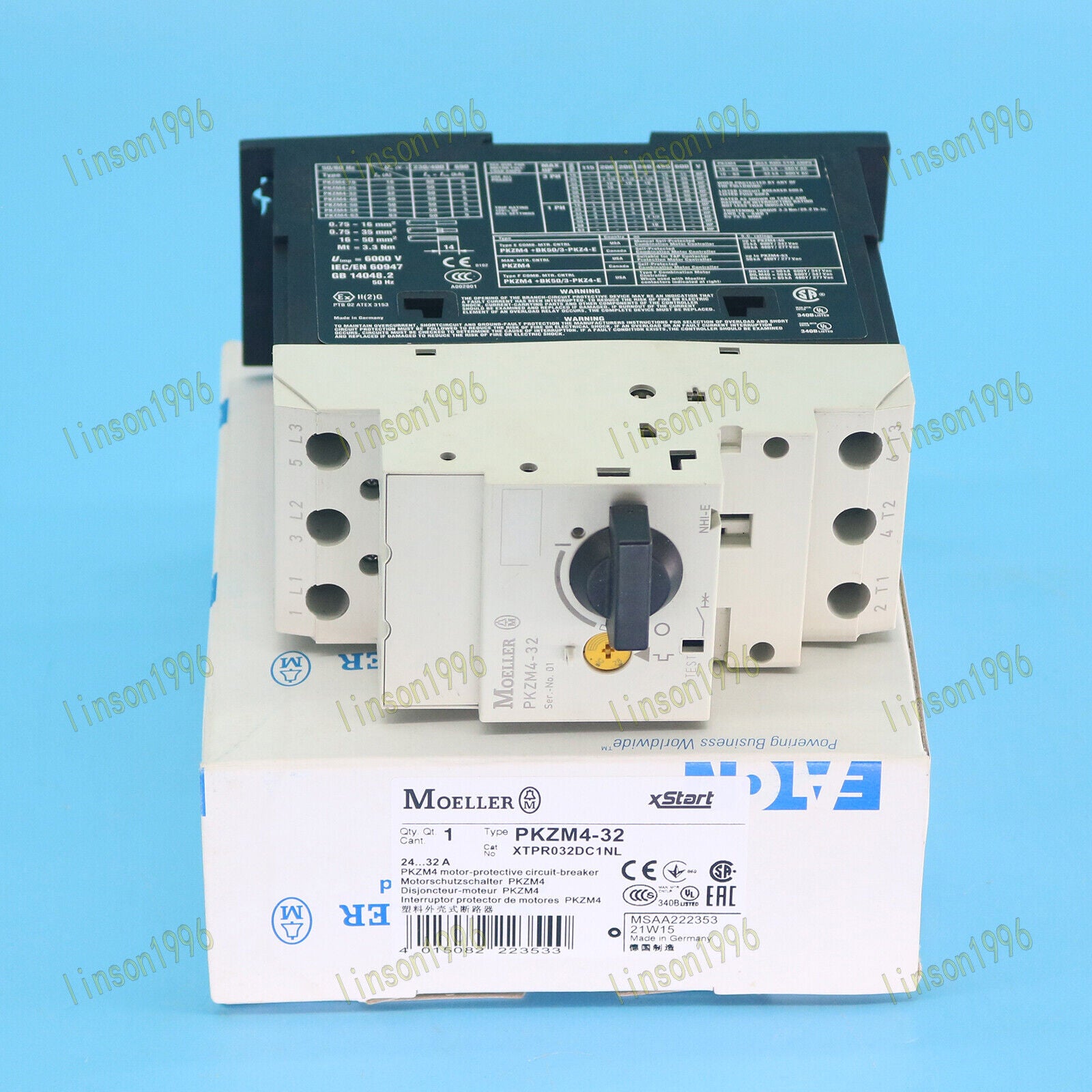 new 1PC  EATON Moeller PKZM4-32 Circuit Breaker EATON