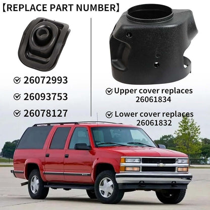 new Upper&Lower Steering Column Cover Shroud For Chevrolet GMC Sierra 26072993