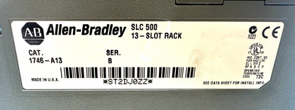 used Allen Bradley 1746-A13 PLC Rack - ALLEN BRADLEY
