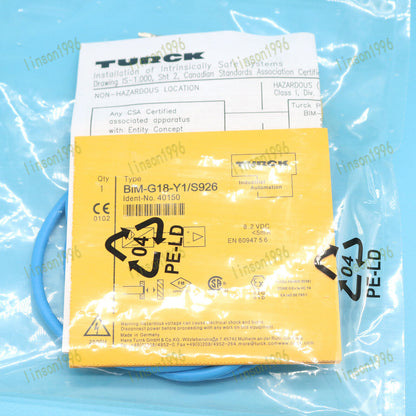 Turck BIM-G18-Y1/S926 Proximity Switch Sensor - TURCK