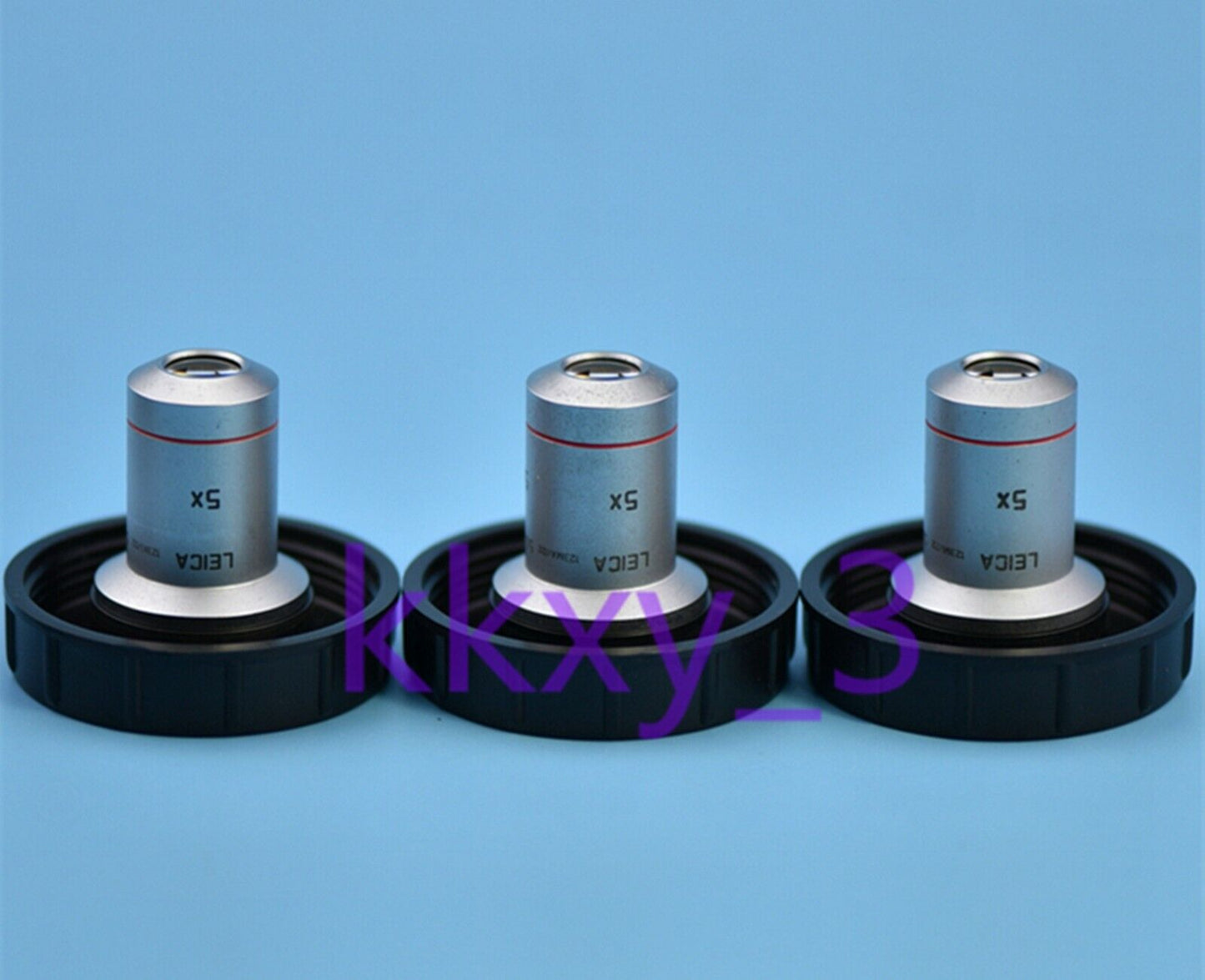 used LEICA N PLAN microscope objective lens 5x/0.12 inspected - LEICA