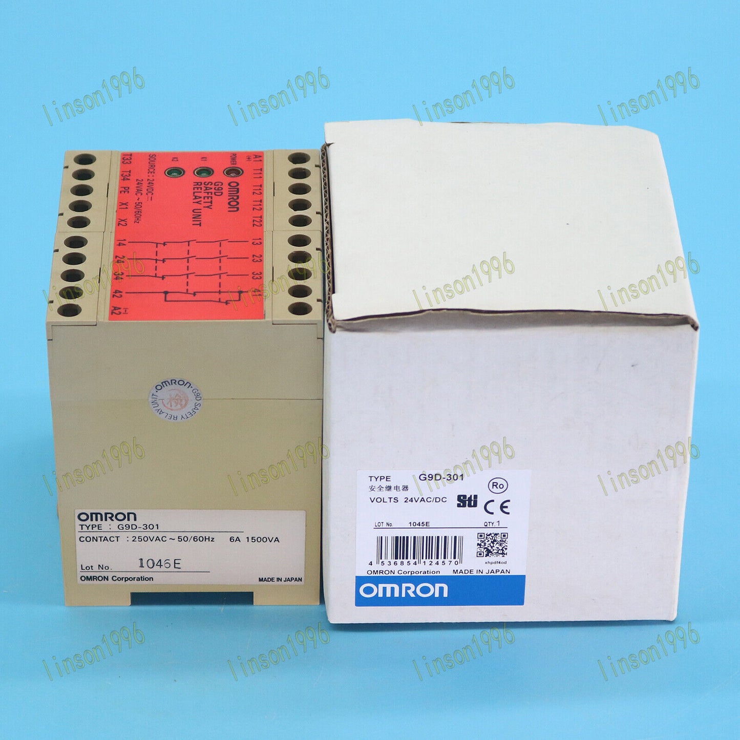 OMRON Safety Relay Unit G9D-301 Fast Delivery - OMRON