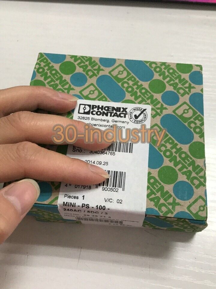 Phoenix Contact MINI-PS-100-240AC/5DC/3 Power Supply Unit - 1PCS - Phoenix Contact