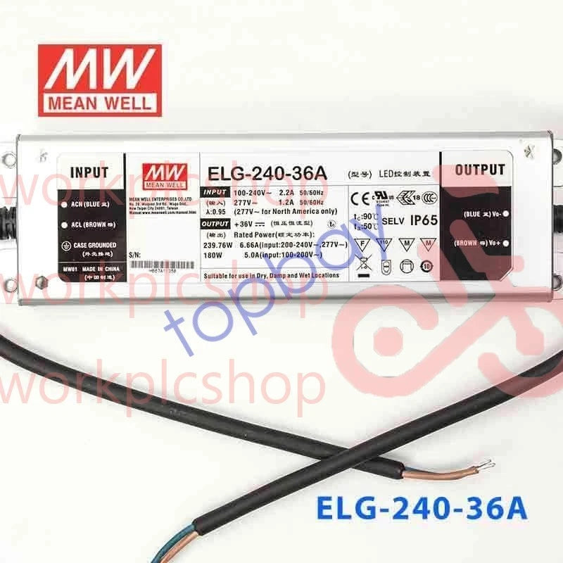 Mean Well ELG-240-36A Power Supply 240W 36V - Adjustable