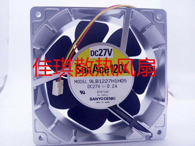 1pcs  Sanyo 9LB1227H1H05 27V 0.2A 12038 cooling fan