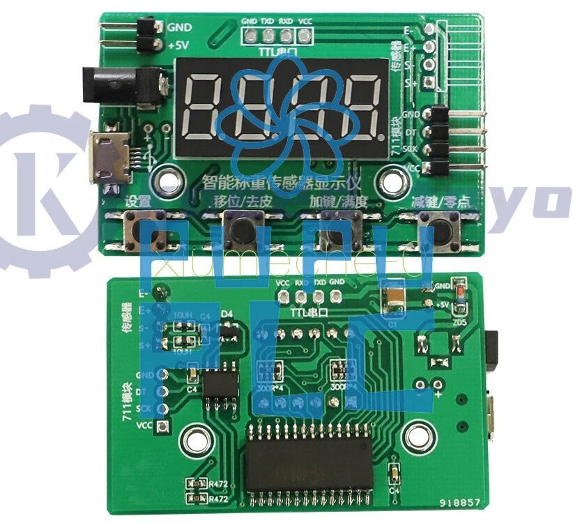 Load Cell HX711 AD Module Weight Sensor Digital Display Electronic Scale