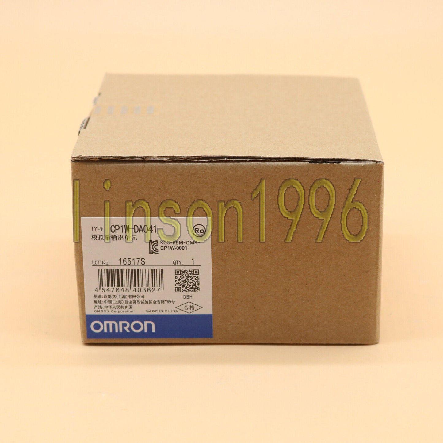 1PC Omron CP1W-DA041 PLC module FAST SHIP - OMRON