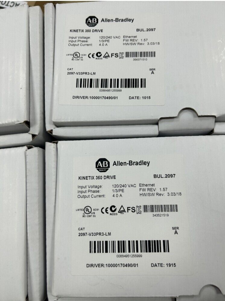 Allen-Bradley Kinetix 350 Servo Drive - 2097-V33PR3 - ALLEN-BRADLEY
