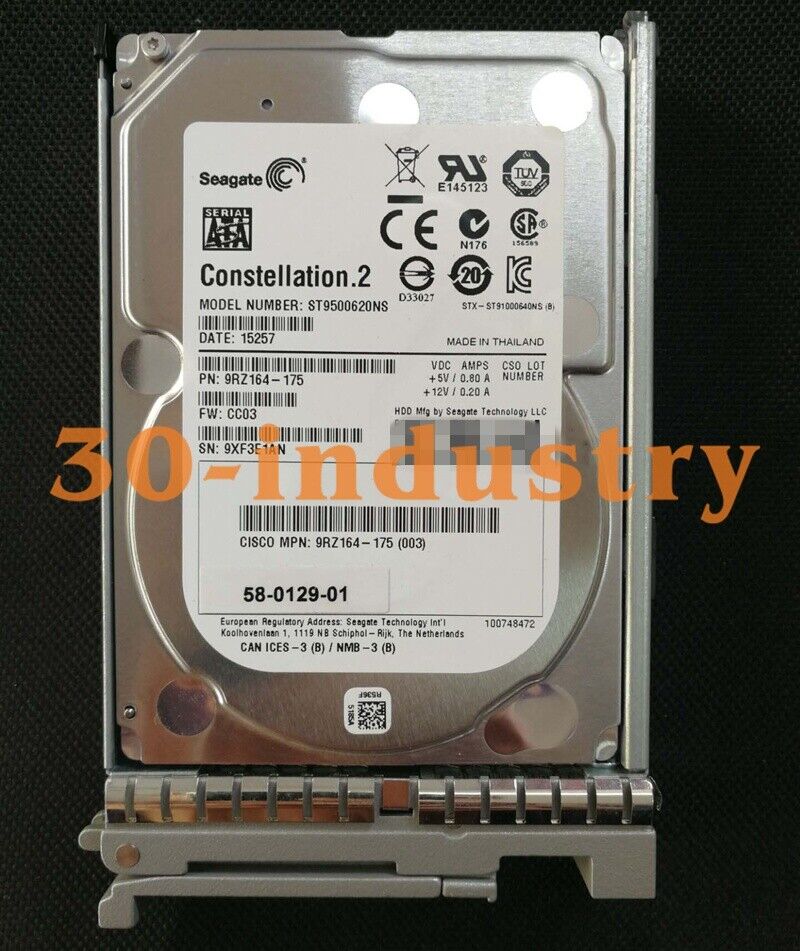 Cisco 500GB SATA 7.2K A03-D500GC3 Server Hard Disk Drive - CISCO