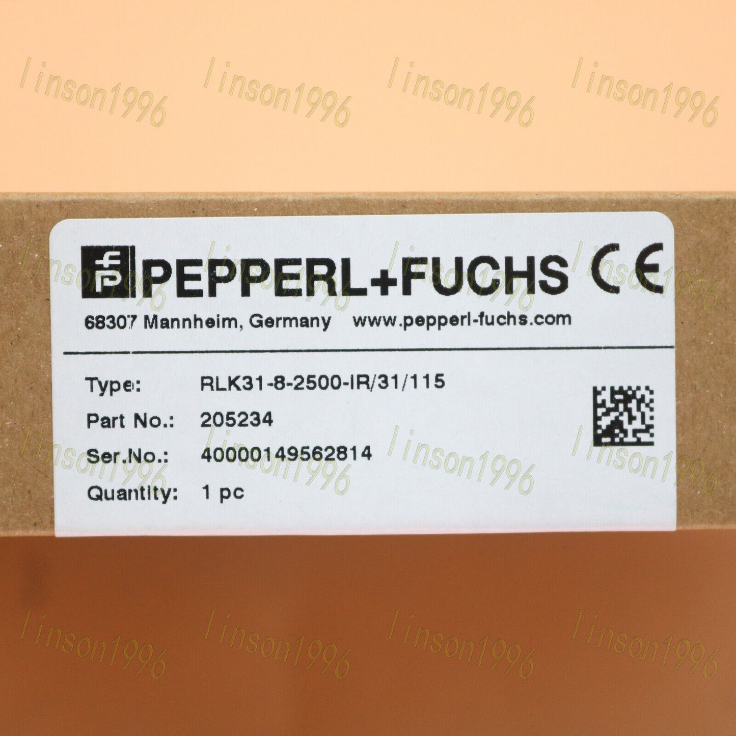 1PC Pepperl+Fuchs Sensor RLK31-8-2500-IR/31/115 Fast Ship - PEPPERL+FUCHS