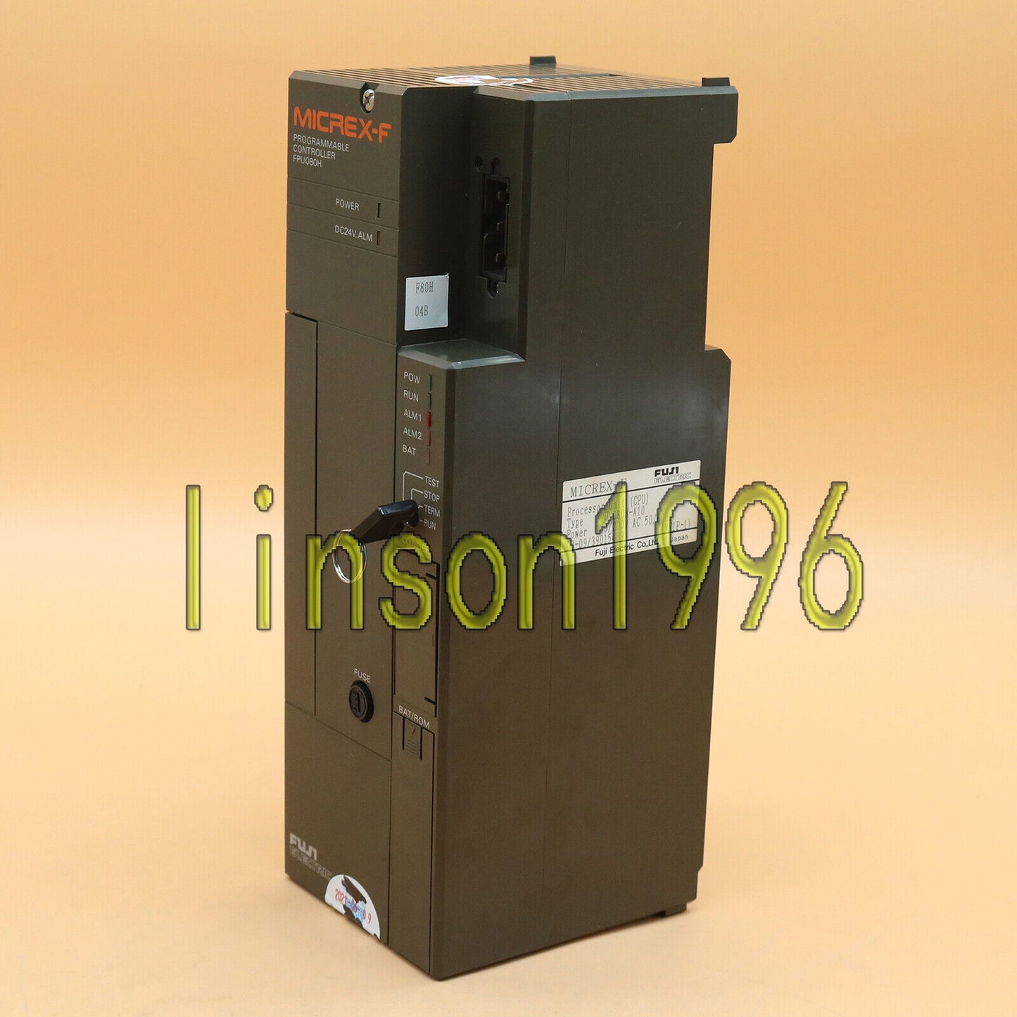 used One Fuji FPU080H-A10 Micrex Programmable Controller Test Good - FUJI
