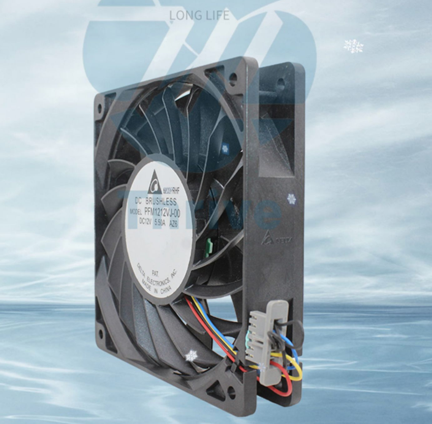 new Delta PFM1212VJ-00 12025 12cm 12V 5.5A High-speed Super-violent Fan 4-wire - DELTA