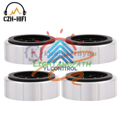 4pcs 61x23mm Isolation Feet Aluminum Plastic Pad For AMP Speaker Turntable DAC