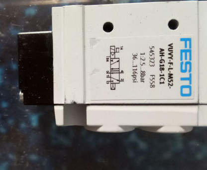 1 PC FESTO Solenoid valve VUVY-F-L-M52-AH-G18-1C1 545323 - FESTO