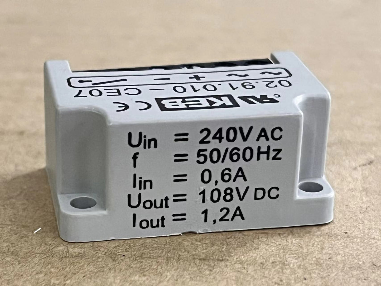 new KEB 02.91.010-CE07 Half-wave rectifier Keb Rectifier 02.91.010-CE07